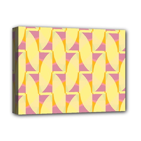 Yellow Pink Deluxe Canvas 16  X 12  (stretched) 