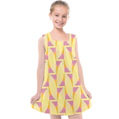 Yellow Pink Kids  Cross Back Dress