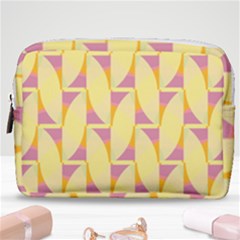 Yellow Pink Make Up Pouch (medium)