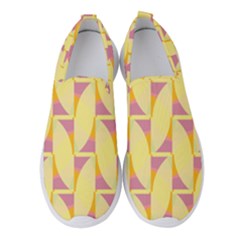 Yellow Pink Women s Slip On Sneakers by HermanTelo