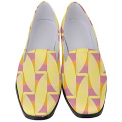 Yellow Pink Women s Classic Loafer Heels by HermanTelo