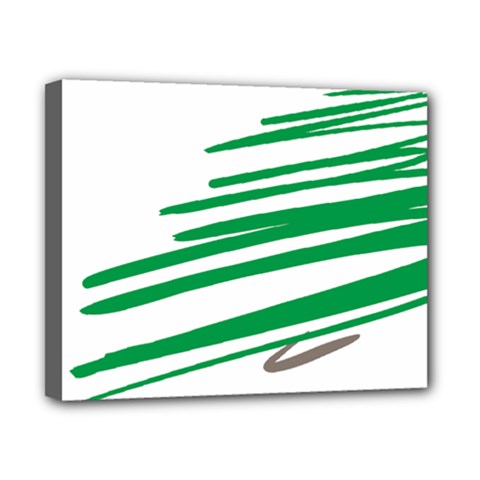 Christmas Tree Pine Holidays Canvas 10  X 8  (stretched) by HermanTelo