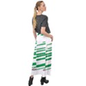 Christmas Tree Pine Holidays Velour Split Maxi Skirt View2