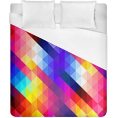 Abstract Blue Background Colorful Pattern Duvet Cover (california King Size)