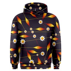 Flower Buds Floral Background Men s Overhead Hoodie by HermanTelo