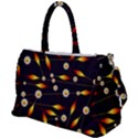 Flower Buds Floral Background Duffel Travel Bag View1