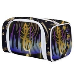 Background Level Clef Note Music Toiletries Pouch