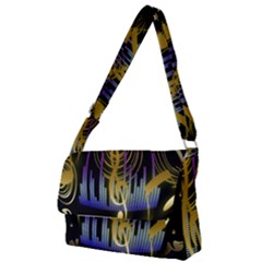 Background Level Clef Note Music Full Print Messenger Bag (s) by HermanTelo