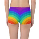 Rainbow Background Colorful Reversible Boyleg Bikini Bottoms View4