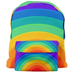 Rainbow Background Colorful Giant Full Print Backpack by HermanTelo