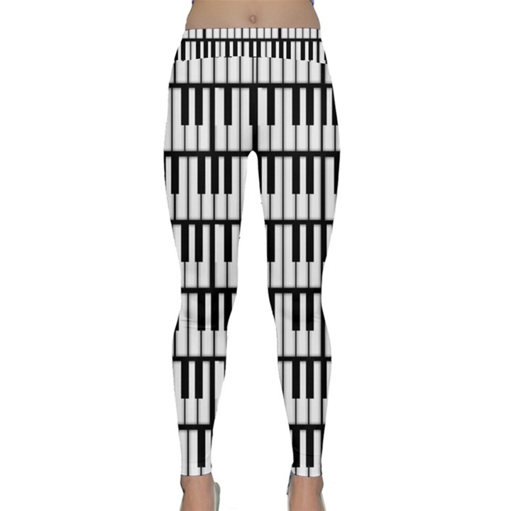 Piano Keys Classic Yoga Leggings