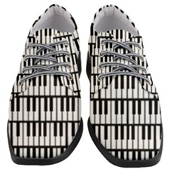 Piano Keys Women Heeled Oxford Shoes