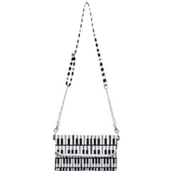 Piano Keys Mini Crossbody Handbag by bloomingvinedesign