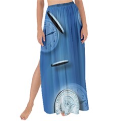 Time Clock Watch Hours Maxi Chiffon Tie-up Sarong