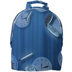 Time Clock Watch Hours Mini Full Print Backpack by HermanTelo