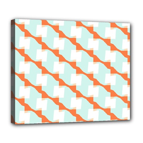 Wallpaper Chevron Deluxe Canvas 24  X 20  (stretched)