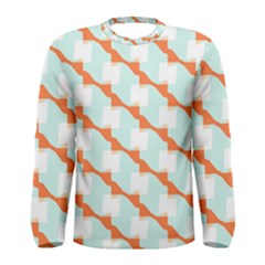 Wallpaper Chevron Men s Long Sleeve Tee