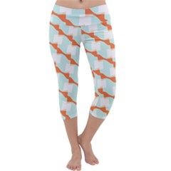 Wallpaper Chevron Capri Yoga Leggings