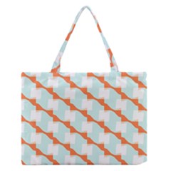 Wallpaper Chevron Zipper Medium Tote Bag by HermanTelo