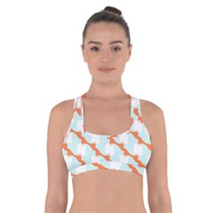 Wallpaper Chevron Cross Back Sports Bra