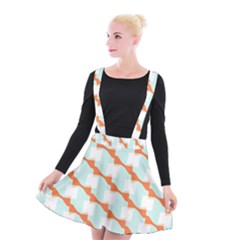 Wallpaper Chevron Suspender Skater Skirt