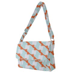 Wallpaper Chevron Full Print Messenger Bag (s)