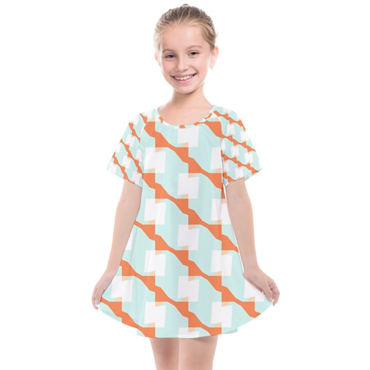 Wallpaper Chevron Kids  Smock Dress