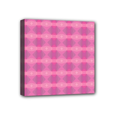 Pink Mini Canvas 4  X 4  (stretched)