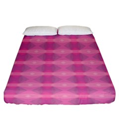 Pink Fitted Sheet (king Size)