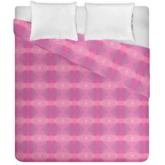 Pink Duvet Cover Double Side (california King Size)