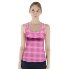 Pink Racer Back Sports Top