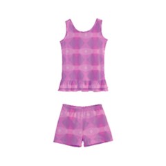 Pink Kids  Boyleg Swimsuit