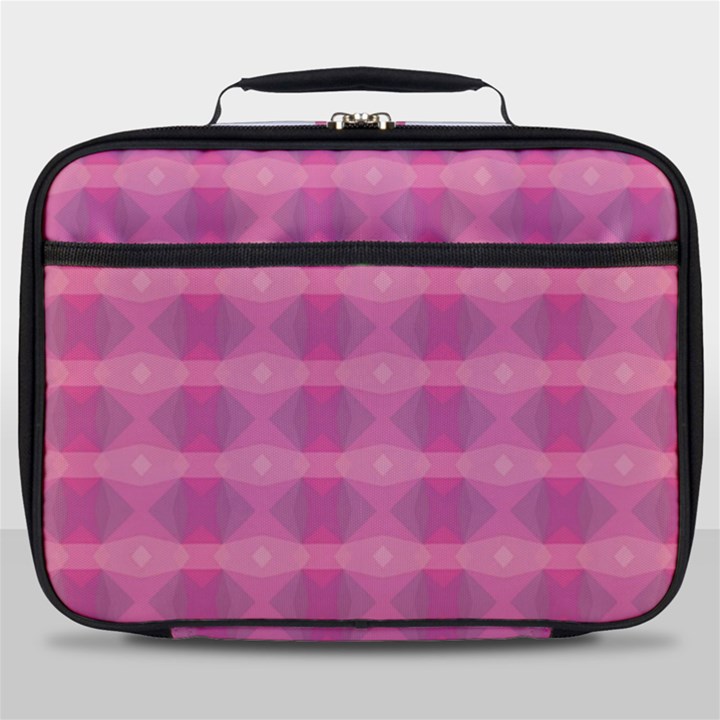 Pink Full Print Lunch Bag