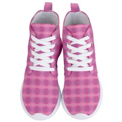 Pink Women s Lightweight High Top Sneakers