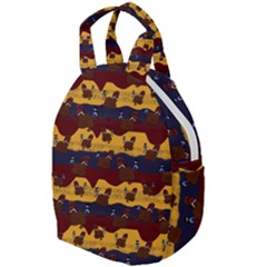 Turkey Pattern Travel Backpacks by bloomingvinedesign