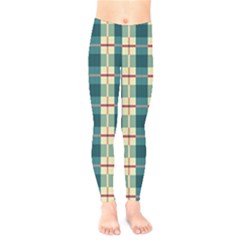 Pattern Texture Plaid Grey Kids  Leggings by Mariart