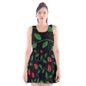 Roses Flowers Spring Flower Nature Scoop Neck Skater Dress View1