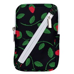 Roses Flowers Spring Flower Nature Belt Pouch Bag (large)