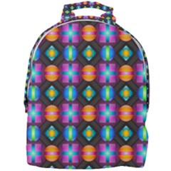 Squares Spheres Backgrounds Texture Mini Full Print Backpack