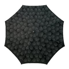 Pattern Texture Feet Dog Grey Golf Umbrellas