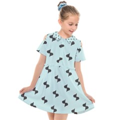 Illustrations Kids  Short Sleeve Shirt Dress