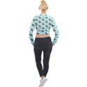 Illustrations Long Sleeve Cropped Velvet Jacket View2