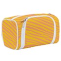 Pattern Texture Yellow Toiletries Pouch View2