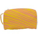 Pattern Texture Yellow Toiletries Pouch View3