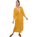 Pattern Texture Yellow Grecian Style  Maxi Dress View1