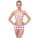 Heart Red Love Valentines Day Layered Top Bikini Set View1