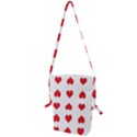 Heart Red Love Valentines Day Folding Shoulder Bag View1