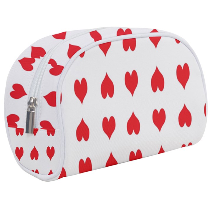 Heart Red Love Valentines Day Makeup Case (Medium)