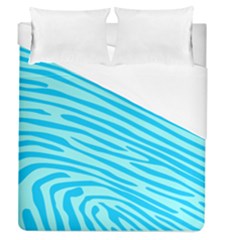 Pattern Texture Blue Duvet Cover (queen Size)