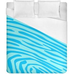 Pattern Texture Blue Duvet Cover (california King Size)